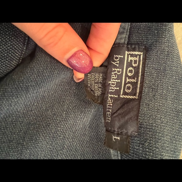 Polo by Ralph Lauren Mens Blue Polo Size Large - Picture 9 of 13